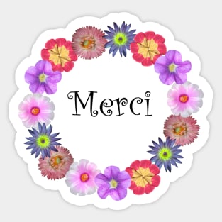 Merci Sticker